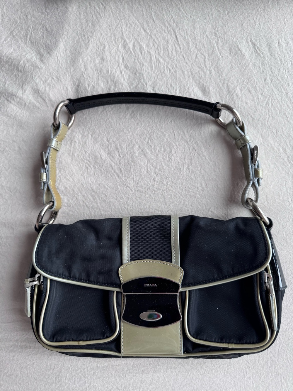 Prada Navy blue vintage Shoulder Bag